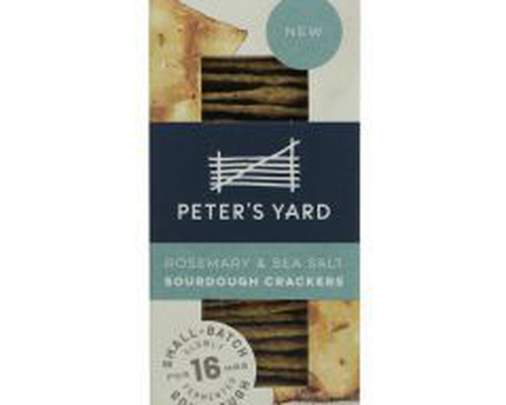 Peter's Yard Rosemary and Sea Salt Sourdough Crackers