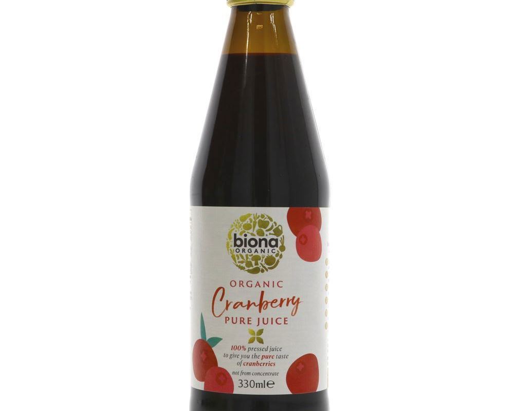 (Biona) Juice - 100% Pure Cranberry 330ml