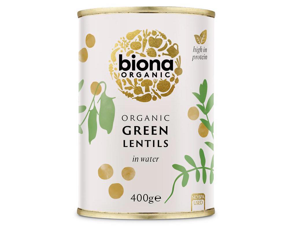 Organic Green Lentils - 400g