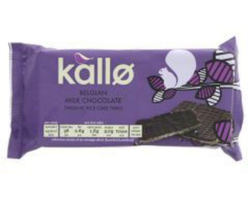 Kallo Milk Chocolate Rice Cake Thins