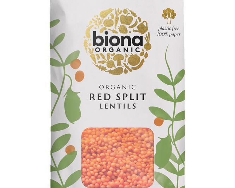 Organic Red Split Lentils - 500g