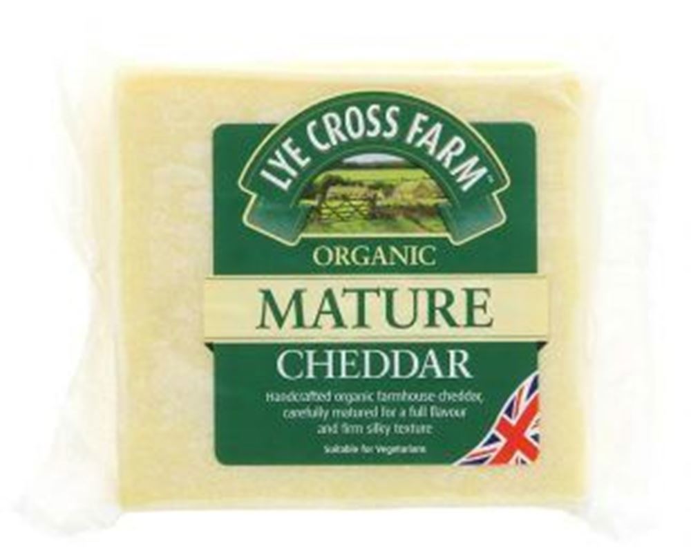 Lye Cross Mature Cheddar (Organic) – 245g