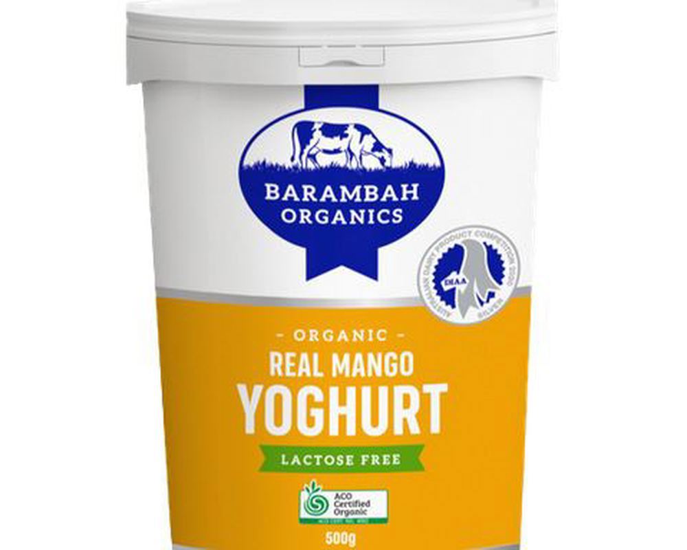 Yoghurt Organic: Lactose Free, Mango - BO (Esky Required)