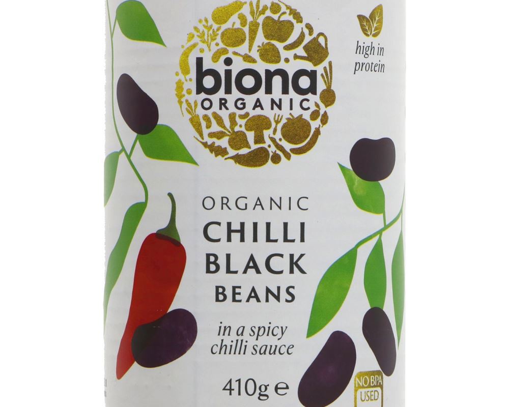 Organic Chilli Black Beans - 400G