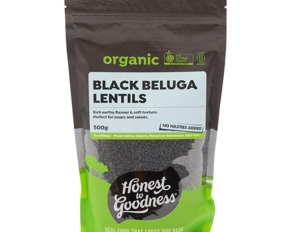 Lentil - Black Beluga - Organic - HG