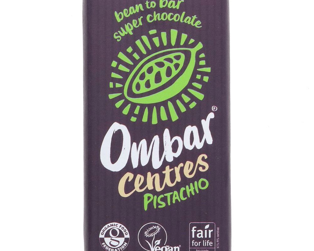 Ombar Pistachio Centres Chocolate - lge