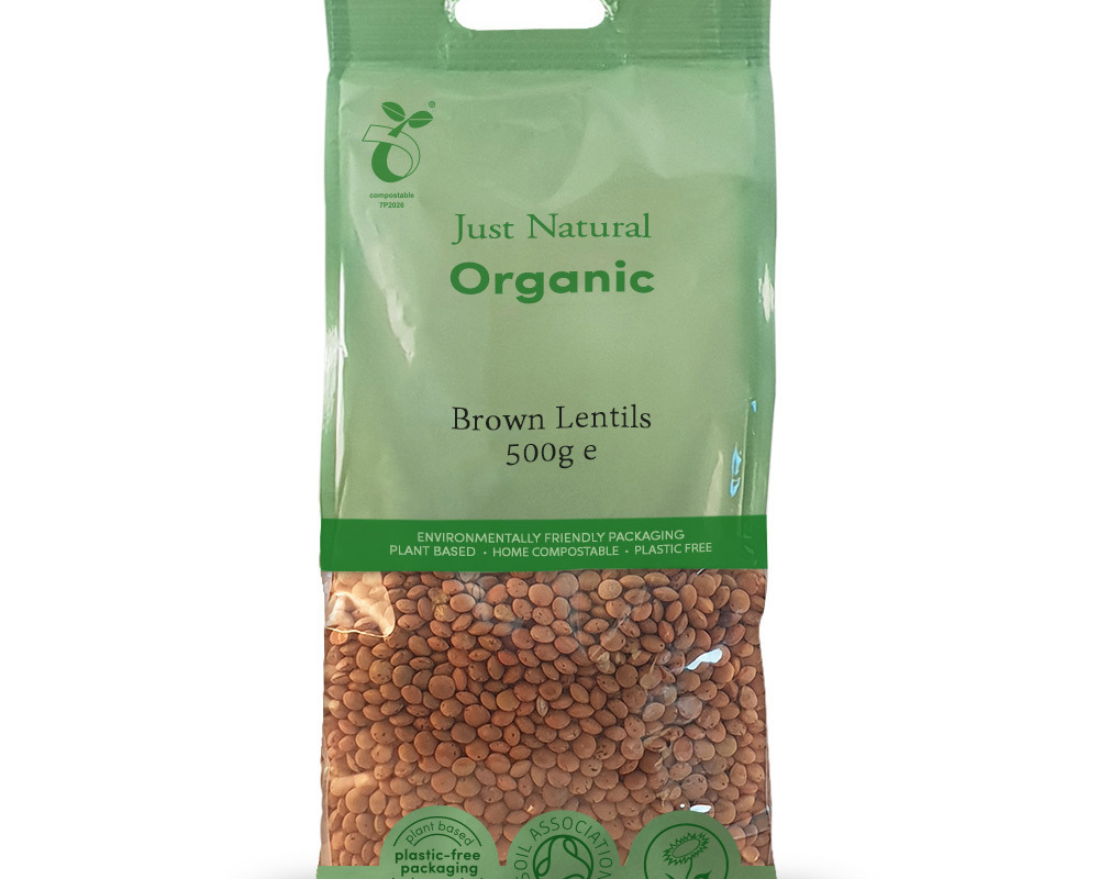 Organic Brown Lentils - 500G