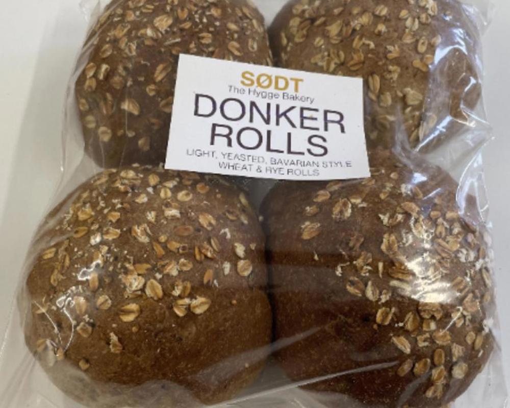 Donker Rye Rolls (Pack of 4)