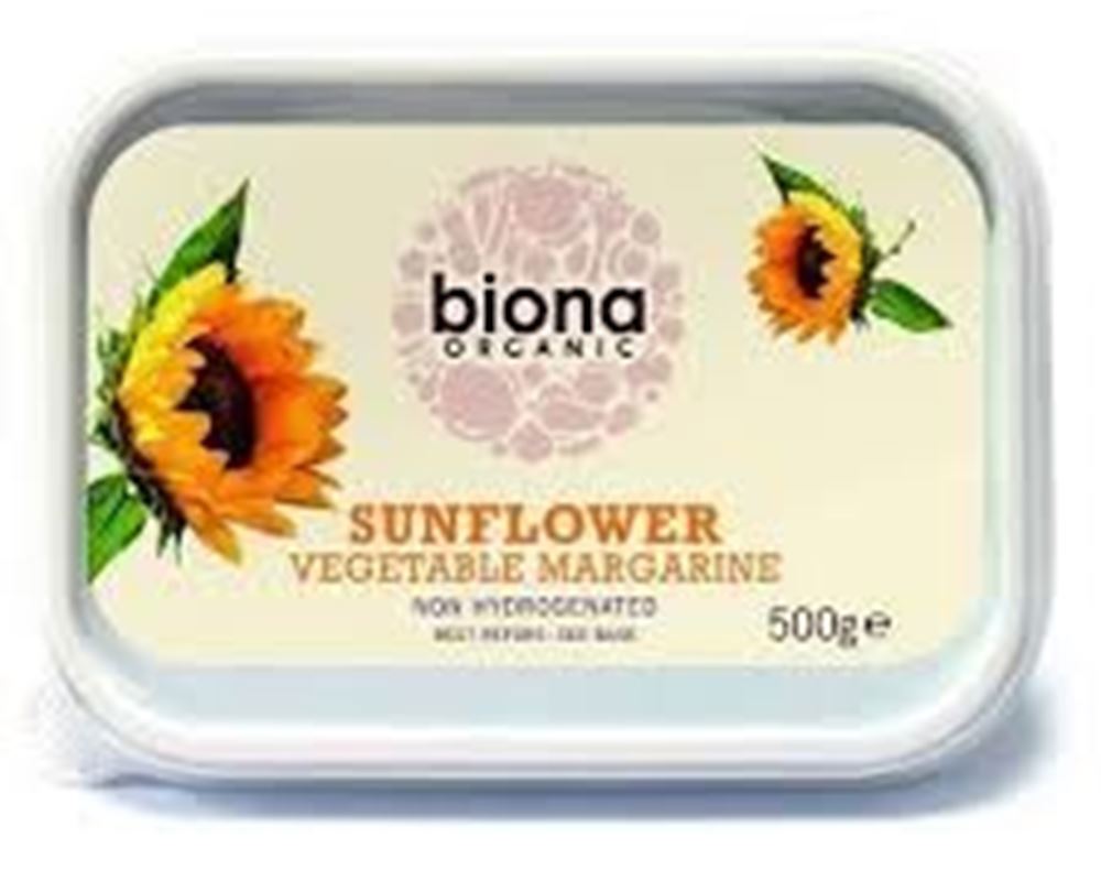 (Biona) Margarine - Sunflower Vegetable 500g