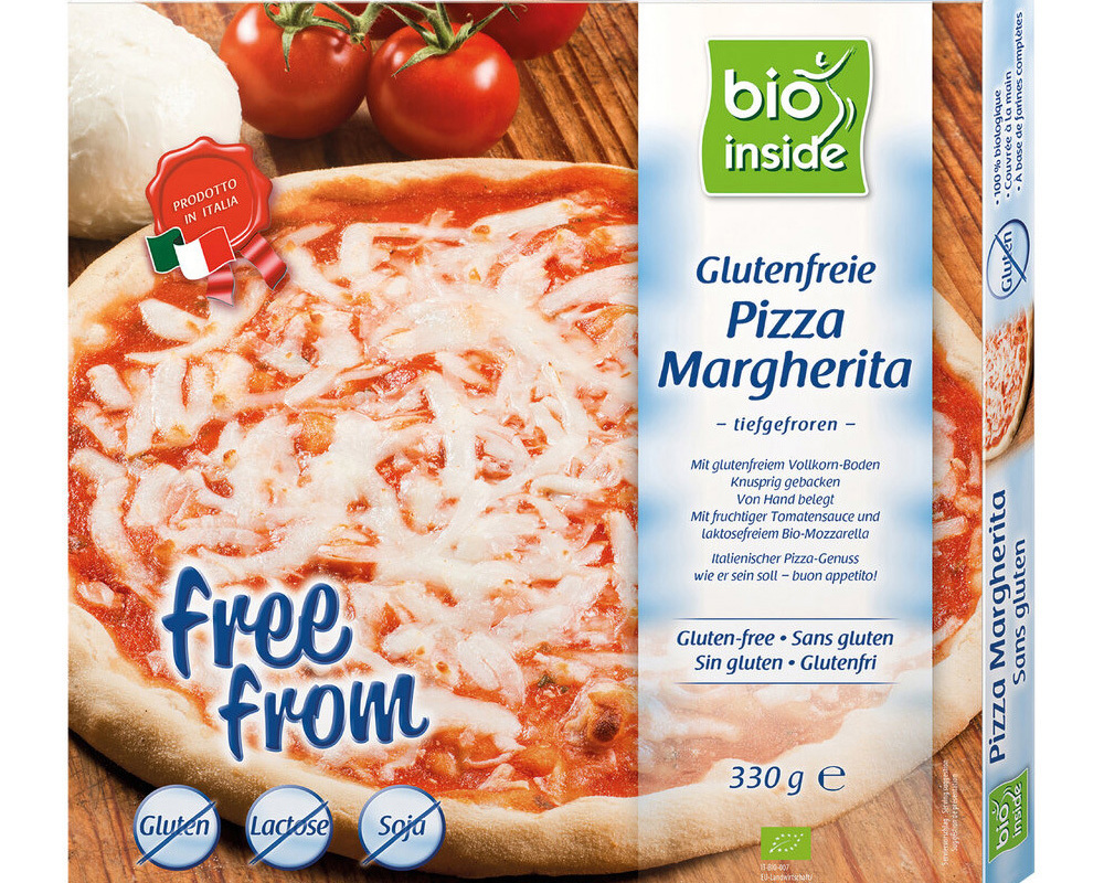 Organic Pizza Margherita Gluten Free 330g