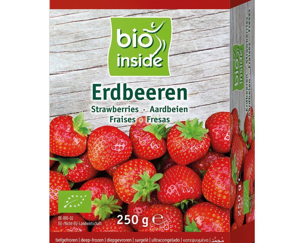 Organic Frozen Strawberries - 250G
