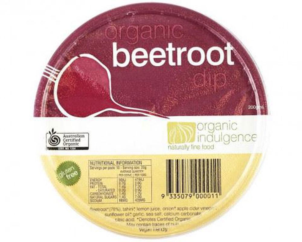 Dip Organic: Beetroot - OI (Esky Required)