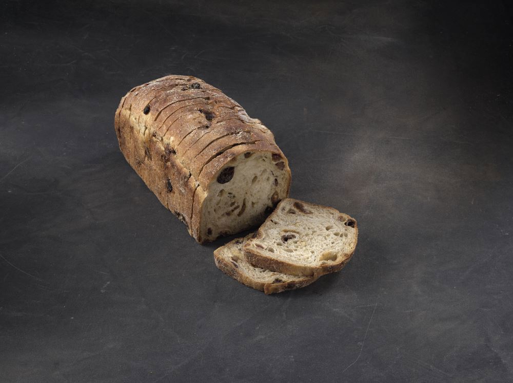 Bread: Fig & Raisin Semi-Sourdough Sandwich Sliced - BB