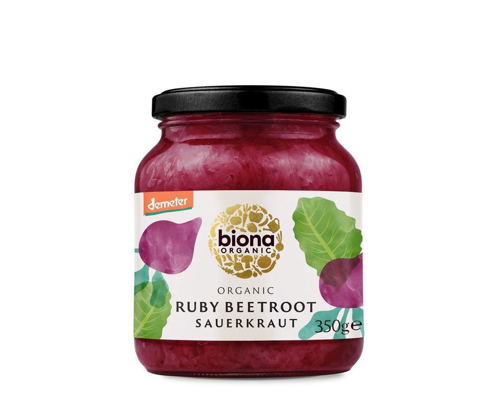 Organic Ruby Beetroot Sauerkraut - 350G