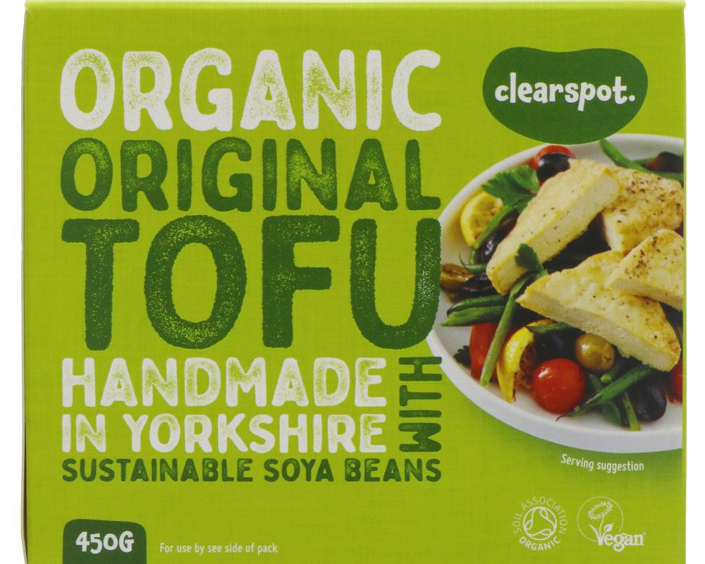 Clearspot Original Tofu, Plain, Org 450g