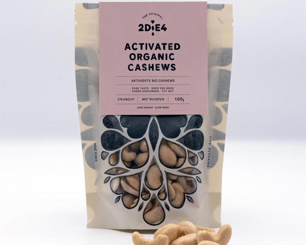 2DiE4 Activated Organic Cashews 100g