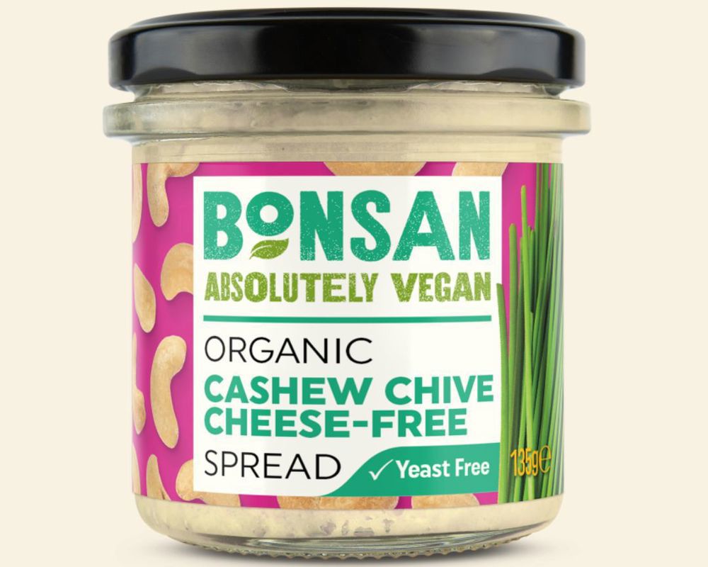Bonsan Cashew Chive Cheese-Free Spread