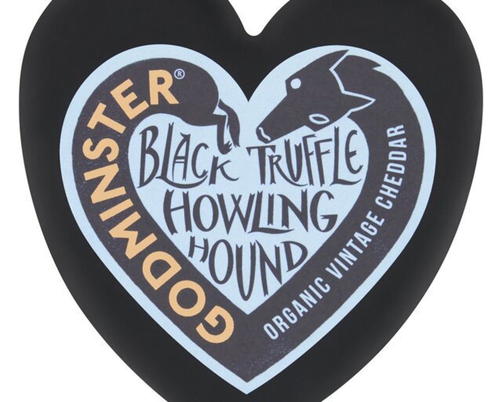 Godminster Black Truffle Vintage Organic Cheddar Heart