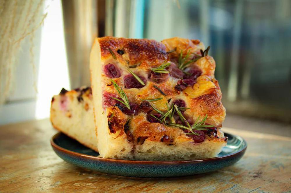 Cheese Board Focaccia Slice