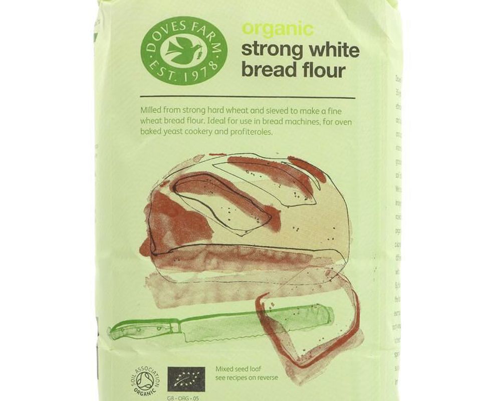 Flour Strong White Bread 1.5kg (Doves Farm)