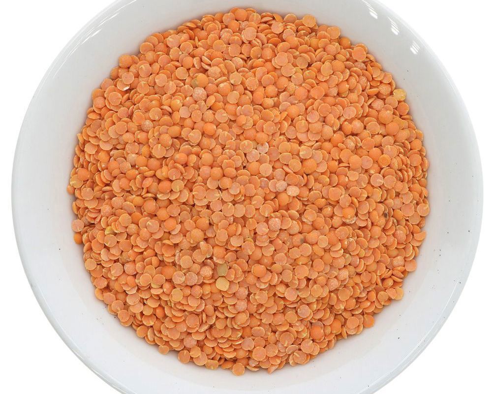 Organic Red Split Lentils (per 100g)