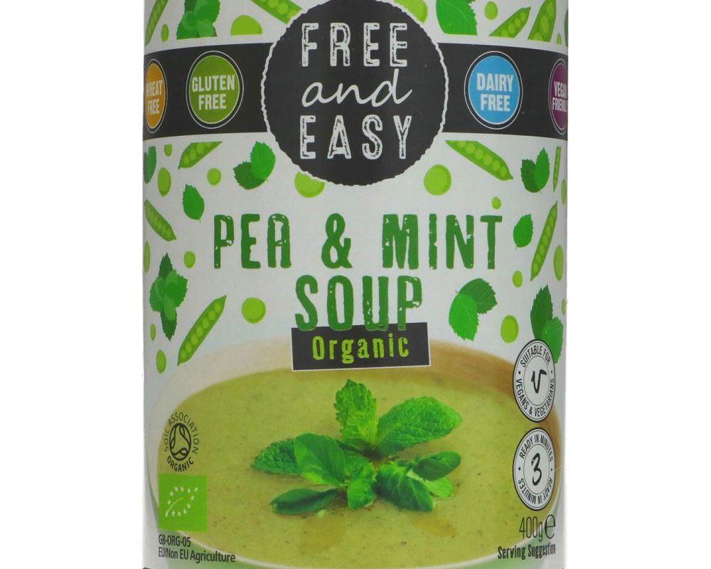 Free & Easy Pea & Mint Soup