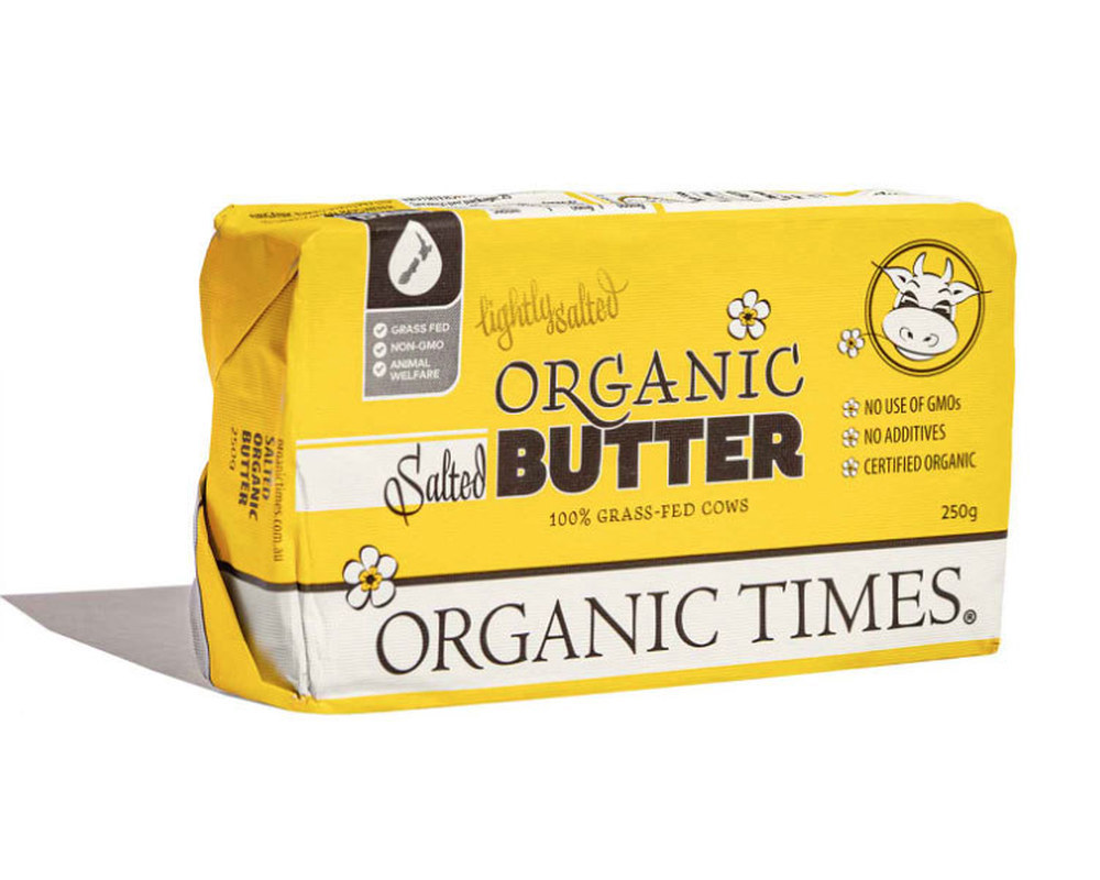 Butter Organic: Salted - OT (Esky Required)