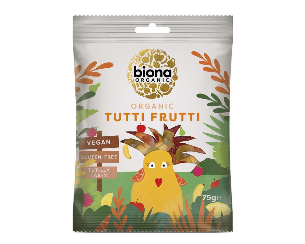 Organic GF Tutti Frutti Wine Gums 75g