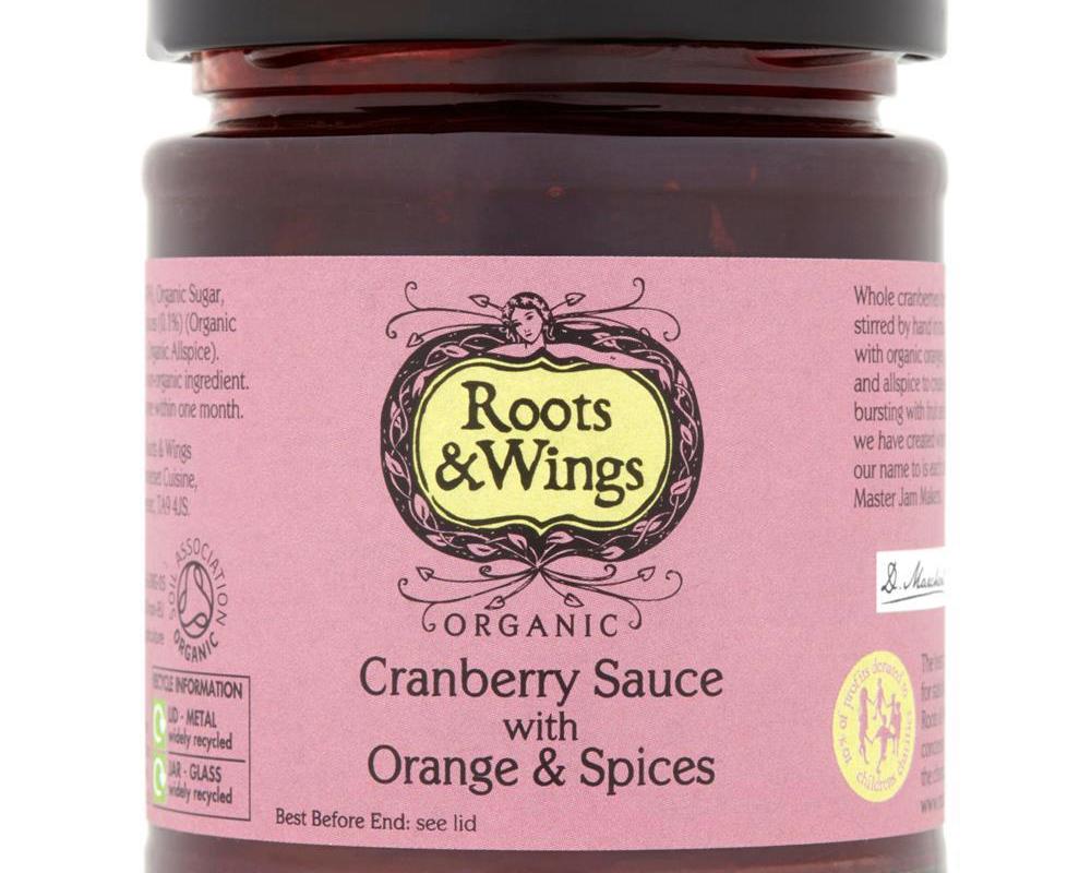 Organic Cranberry Sauce with Orange & Spices 200g