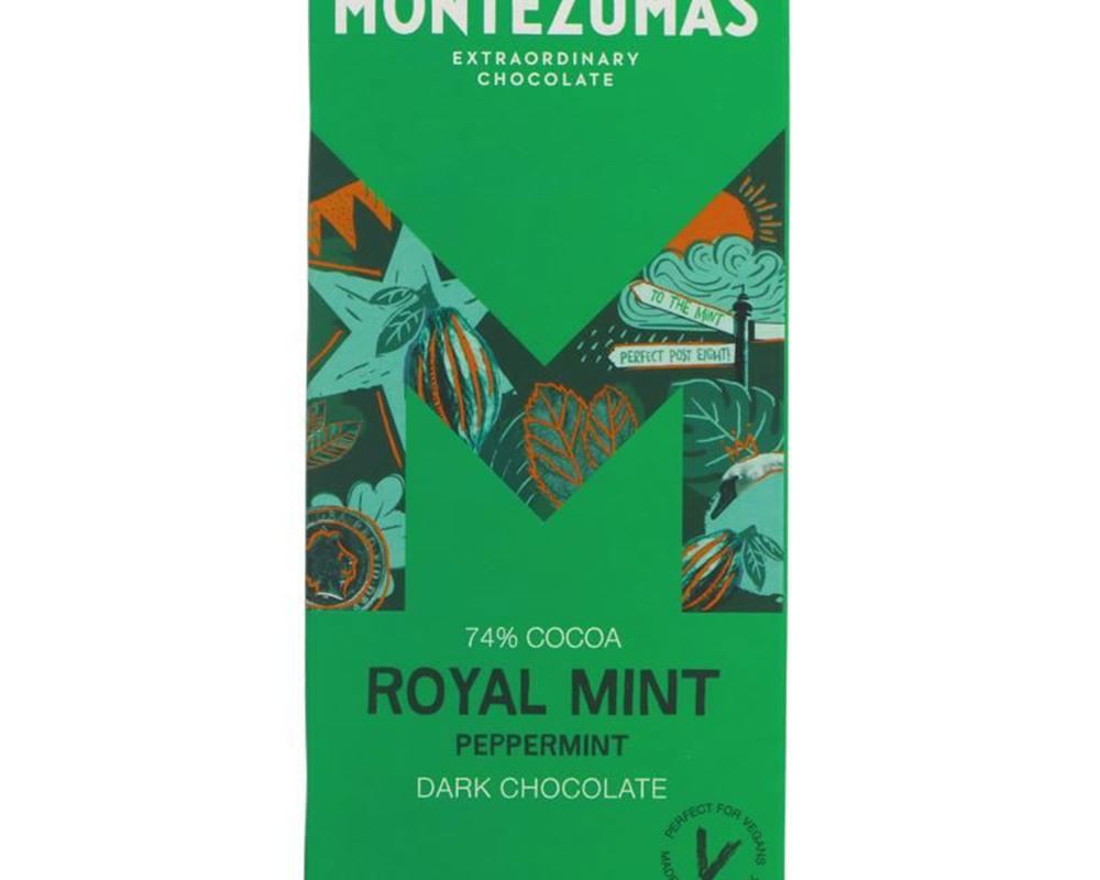 (Montezuma's) Chocolate Bar - Royal Mint Dark 90g