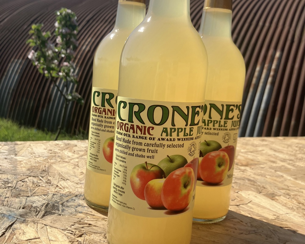Crone's organic apple juice 750ml