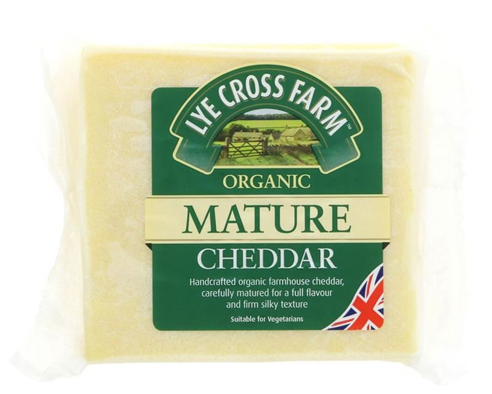 Lye Cross Organic Mature Cheddar Cheese