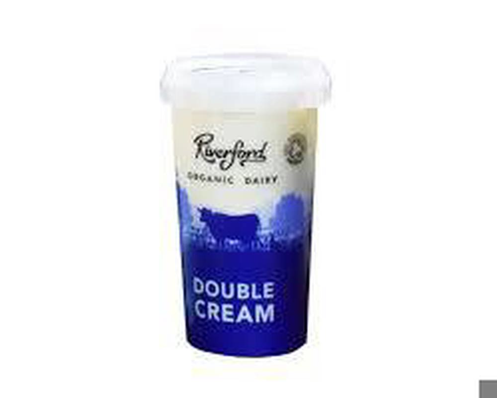 Cream Double 500ml Organic Shillingford Organics Exeter