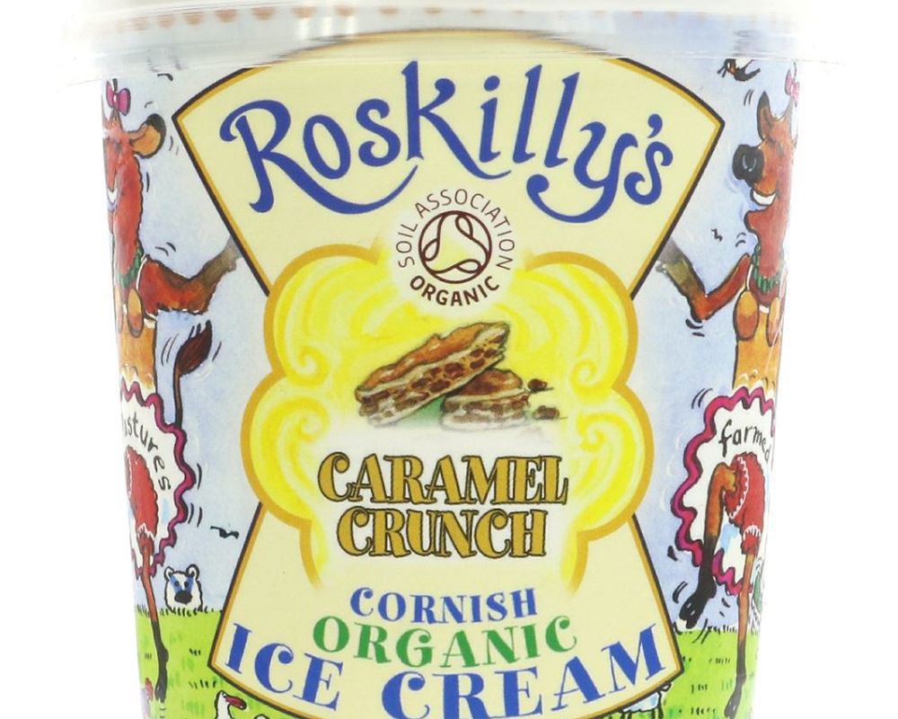Organic Caramel Crunch Ice Cream - 120ML