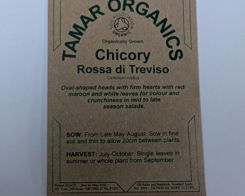 (Seeds) Chicory - Rossa di Treviso