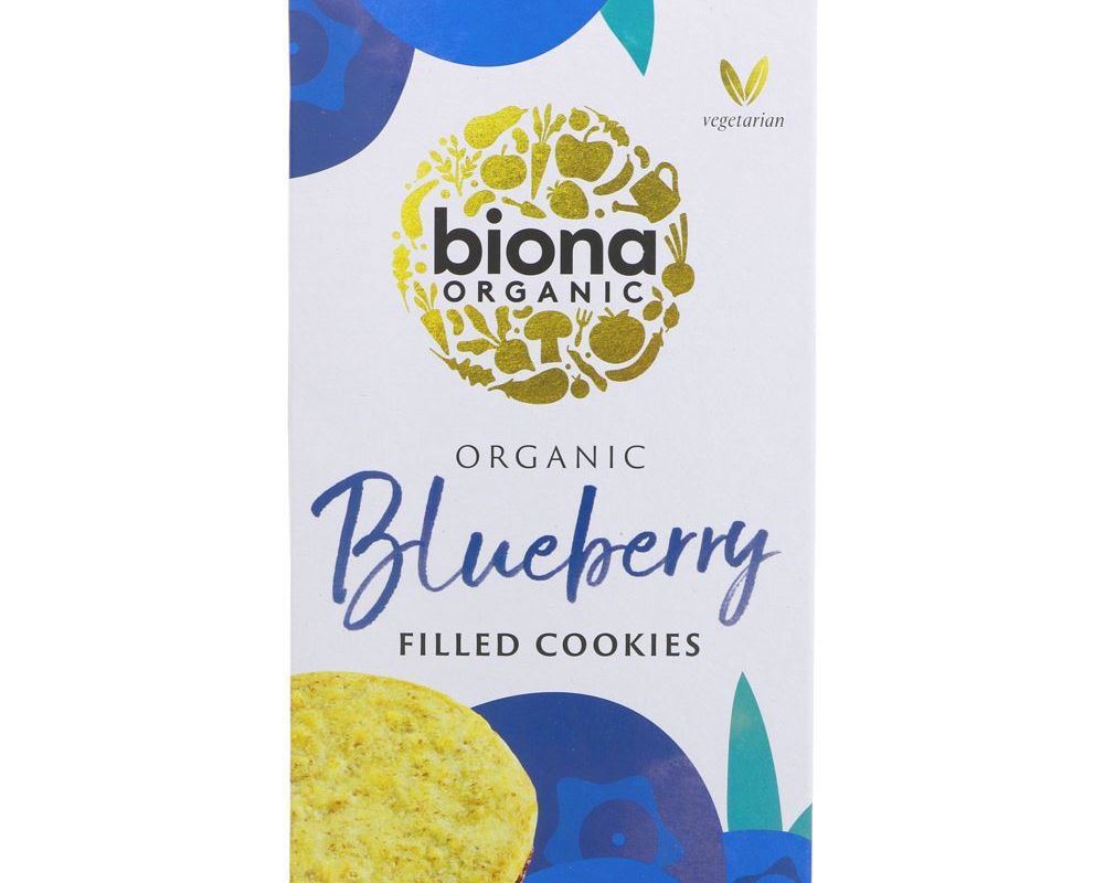 (Biona) Cookies - Blueberry Filled 175g