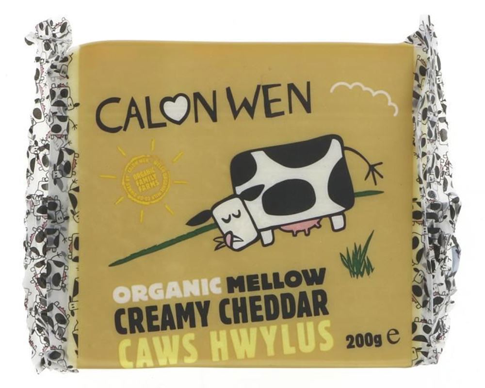 Calon Wen Organic Mellow Cheddar Cheese