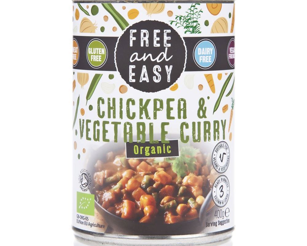 Chick Pea & Vegetable Curry Organic