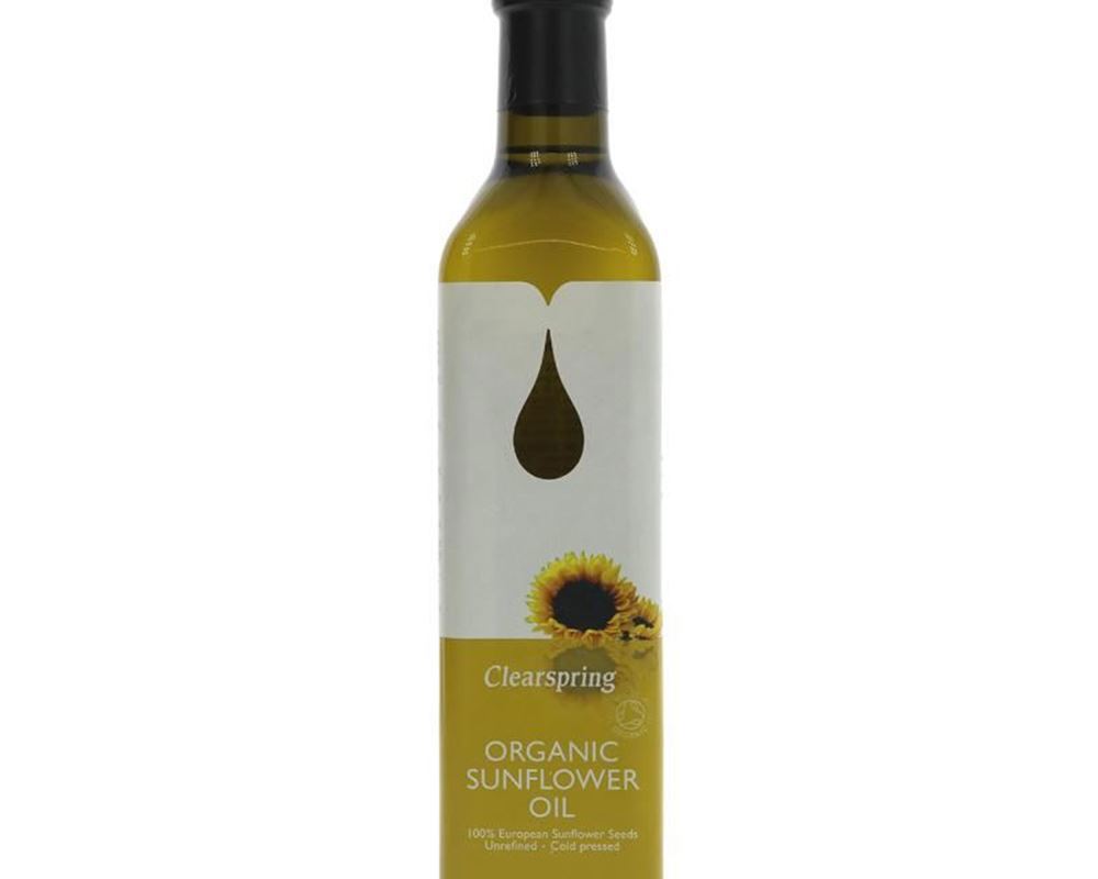 (Clearspring) Oil - Sunflower Cold Pressed 500ml