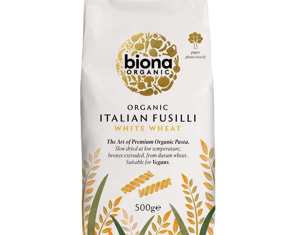 Organic White Fusilli Pasta 500g