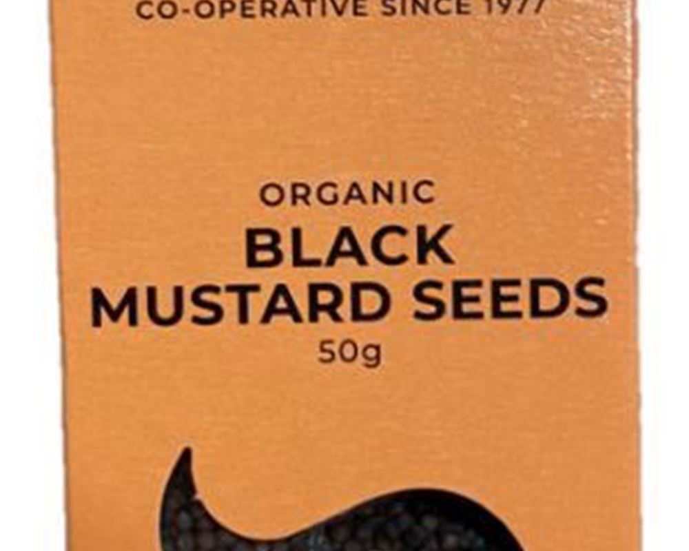 Organic Mustard Seed - black 50G
