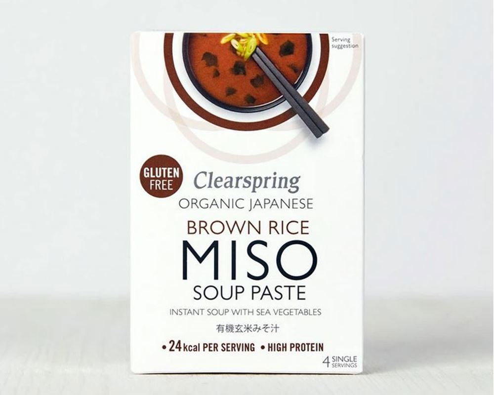 Clearspring Organic Brown Rice Miso Soup Paste 4pk