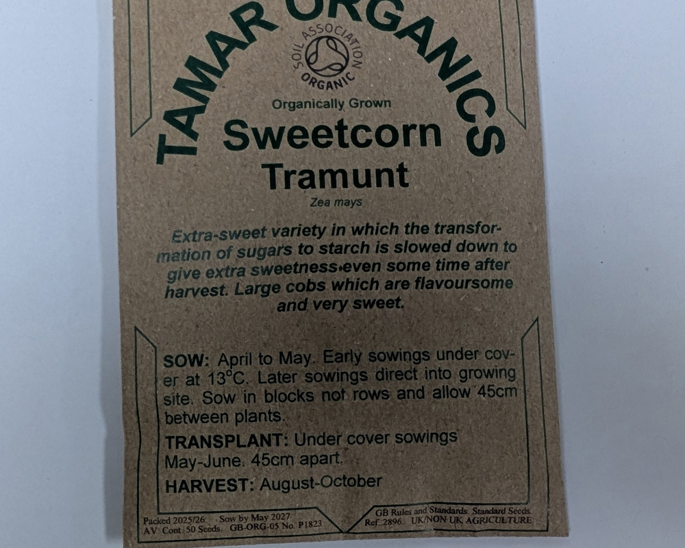 (Seeds) Sweetcorn - Tramunt