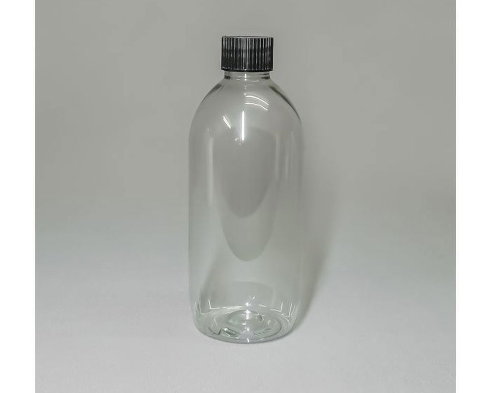 Miniml empty PET bottle