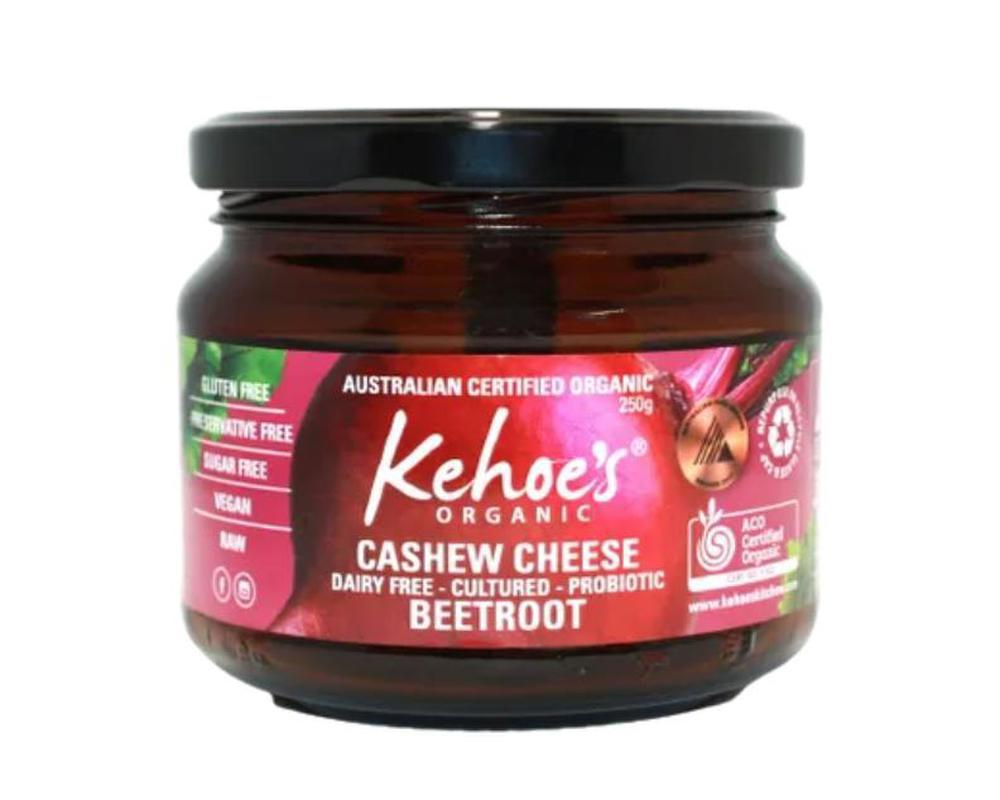 Cheese Plant Based Organic: Cashew Beetroot Dip - KK (Esky Required)