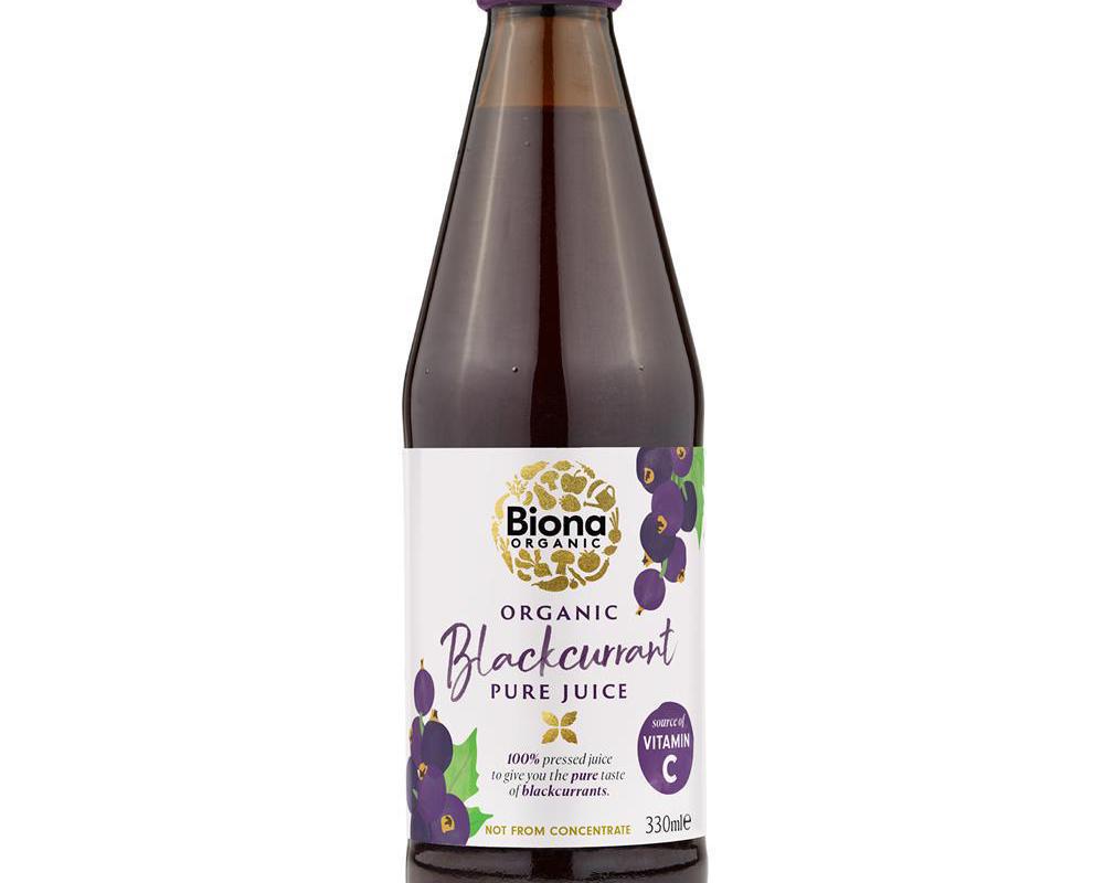 Biona Blackcurrant Pure SuperJuice - 100% Organic 330ml