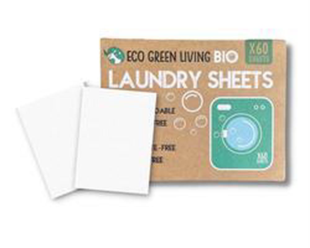 Eco Green Living Laundry Detergent Sheets x 60 Fragrance free
