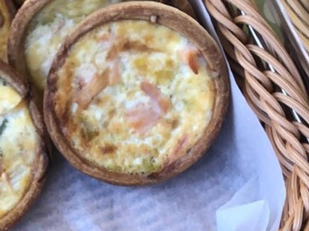 Quiche-Smoked Salmon-Gruyere-Leek