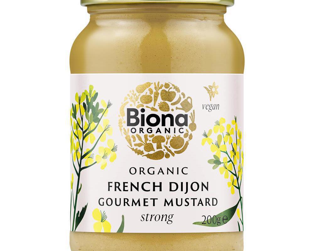 French Dijon Mustard Strong Organic 200g