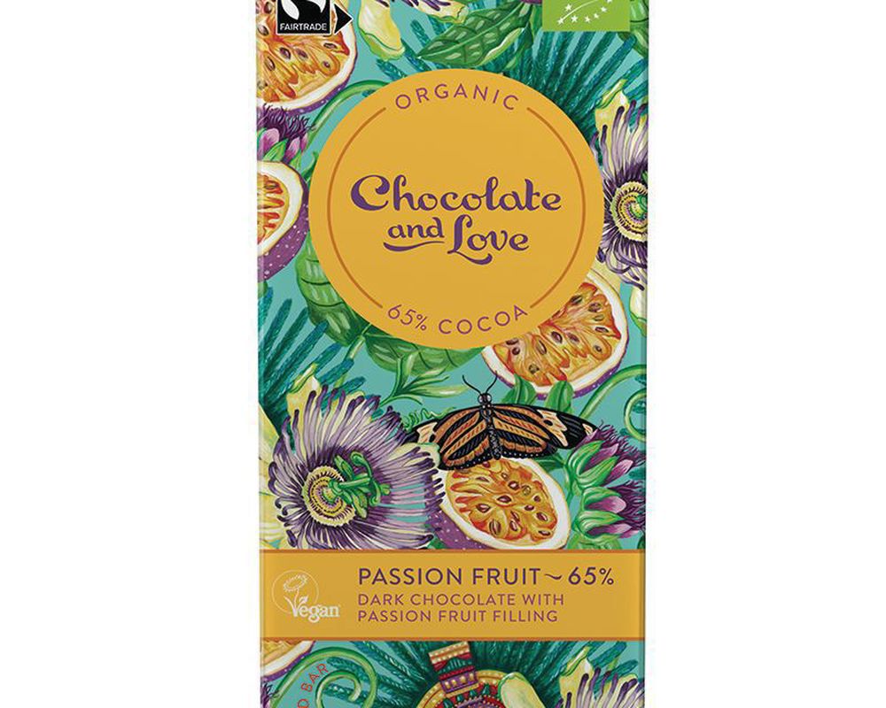 Chocolate and Love 55% with cacao nibs